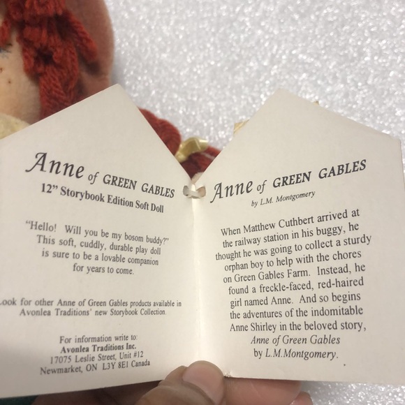 Vintage Anne of Green Gables Storybook Edition Avonlea Traditions Inc Plush 10in - Picture 5 of 14